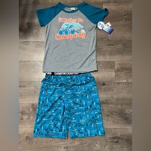 Imagine Camping 2 Piece Pajama Set Size Large New